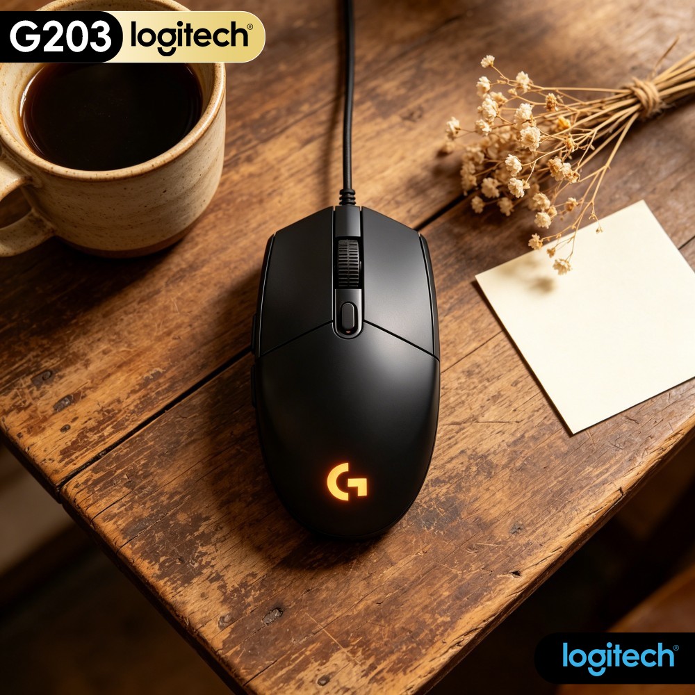 Logitech G203 Wired Gaming Mou - огляд і ціна Logitech Mouse G203