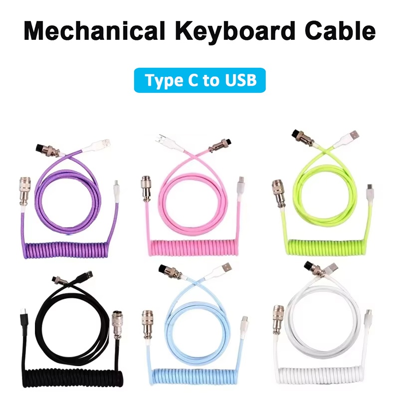 Mechanical Keyboard Coiled Cab - огляд і ціна Coiled Usb Cable