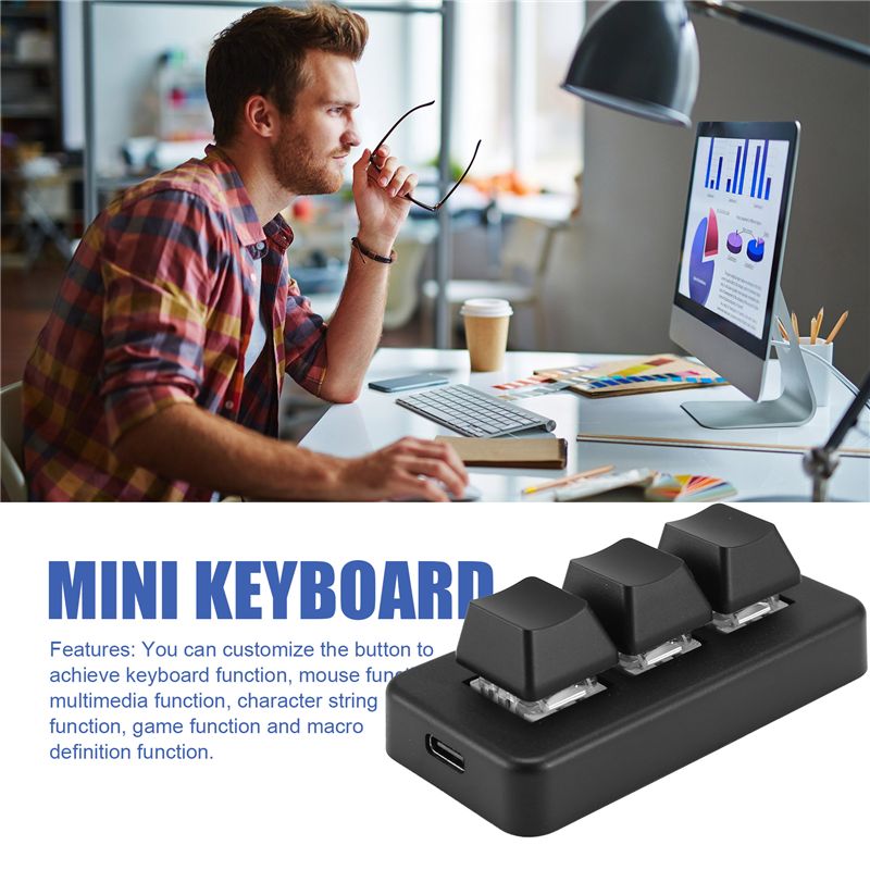 MK321 Progammable Macro Mini K - огляд і ціна Gaming Keyboard Mini