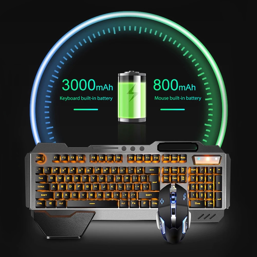 K680 Rechargeable 2.4G wireles - огляд і ціна Gaming Keyboard Mini