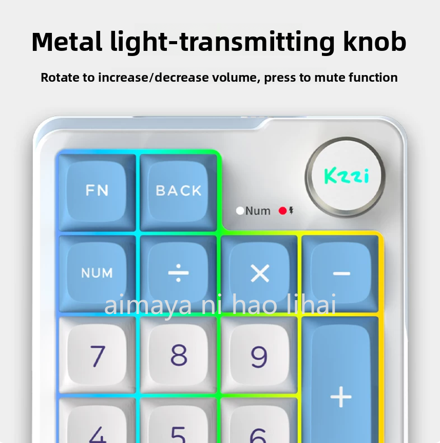Kzzi K20 Mini Keypad Three Mod - огляд і ціна Gaming Keyboard Wireless