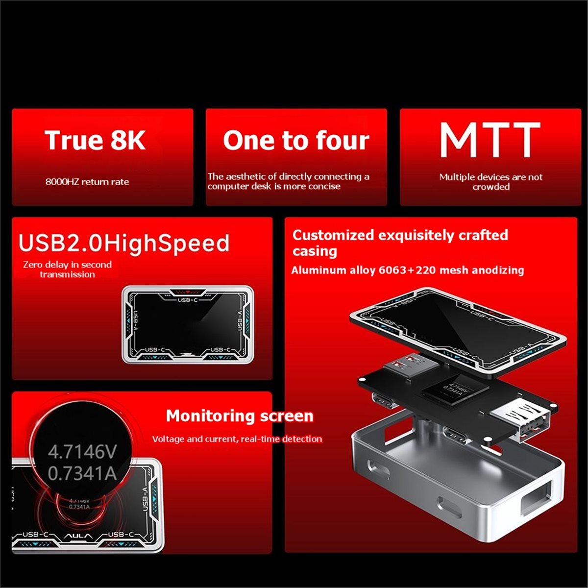 ■★New Arrival Fashion  Gaming  - огляд і ціна Gaming Keyboard Splitter