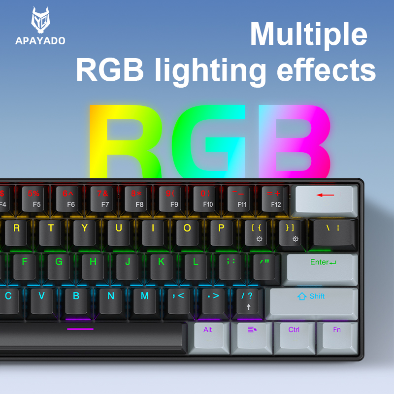 APAYADO K61 Mini Mechanical Ke - огляд і ціна Gaming Keyboard Half