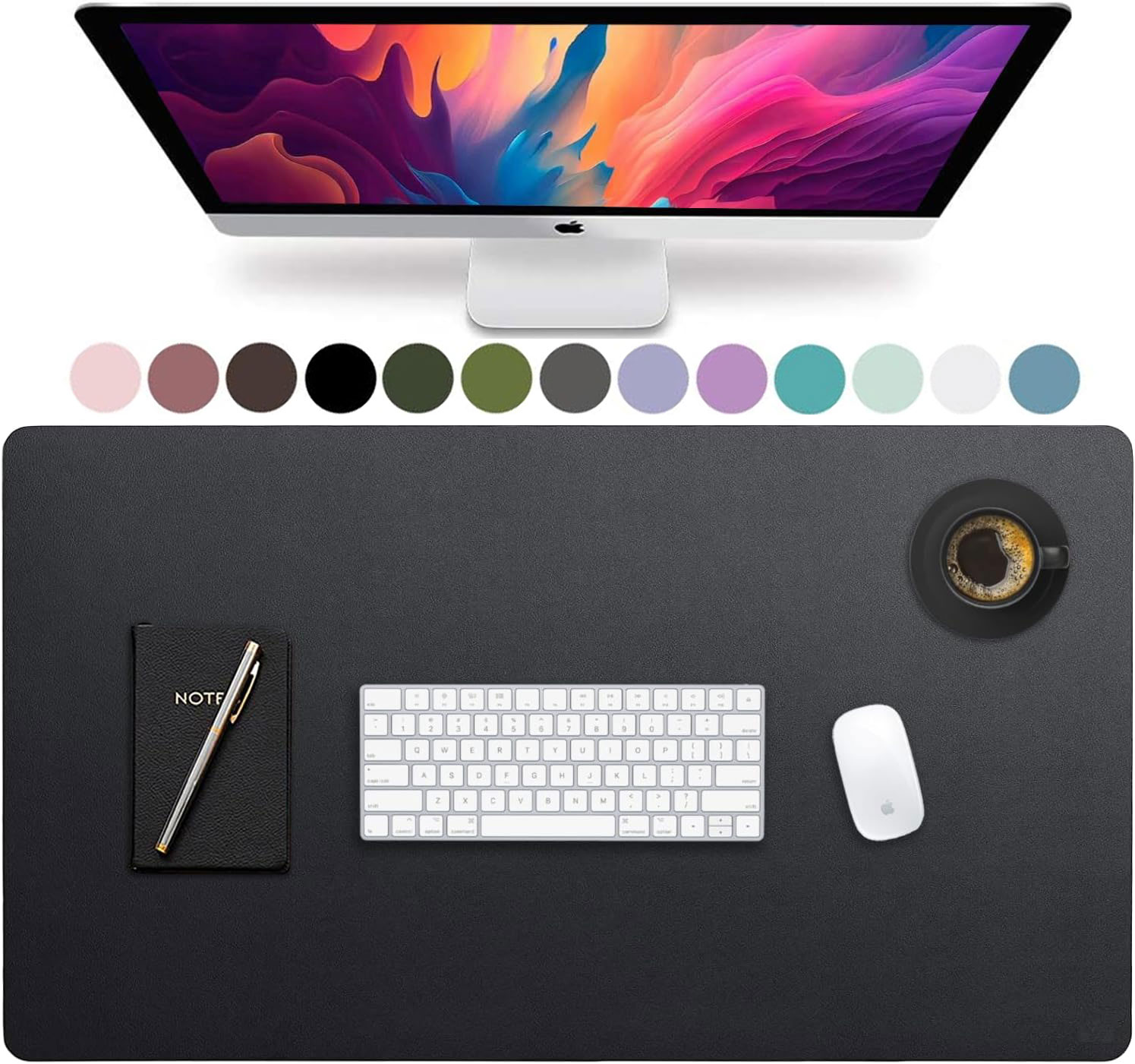Large Size Leather Desk Pad,Of - огляд і ціна Gaming Keyboard Mouse