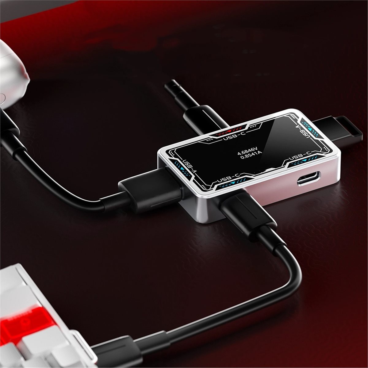 Gaming USB HUB 8K High Speed T - огляд і ціна Gaming Keyboard Splitter