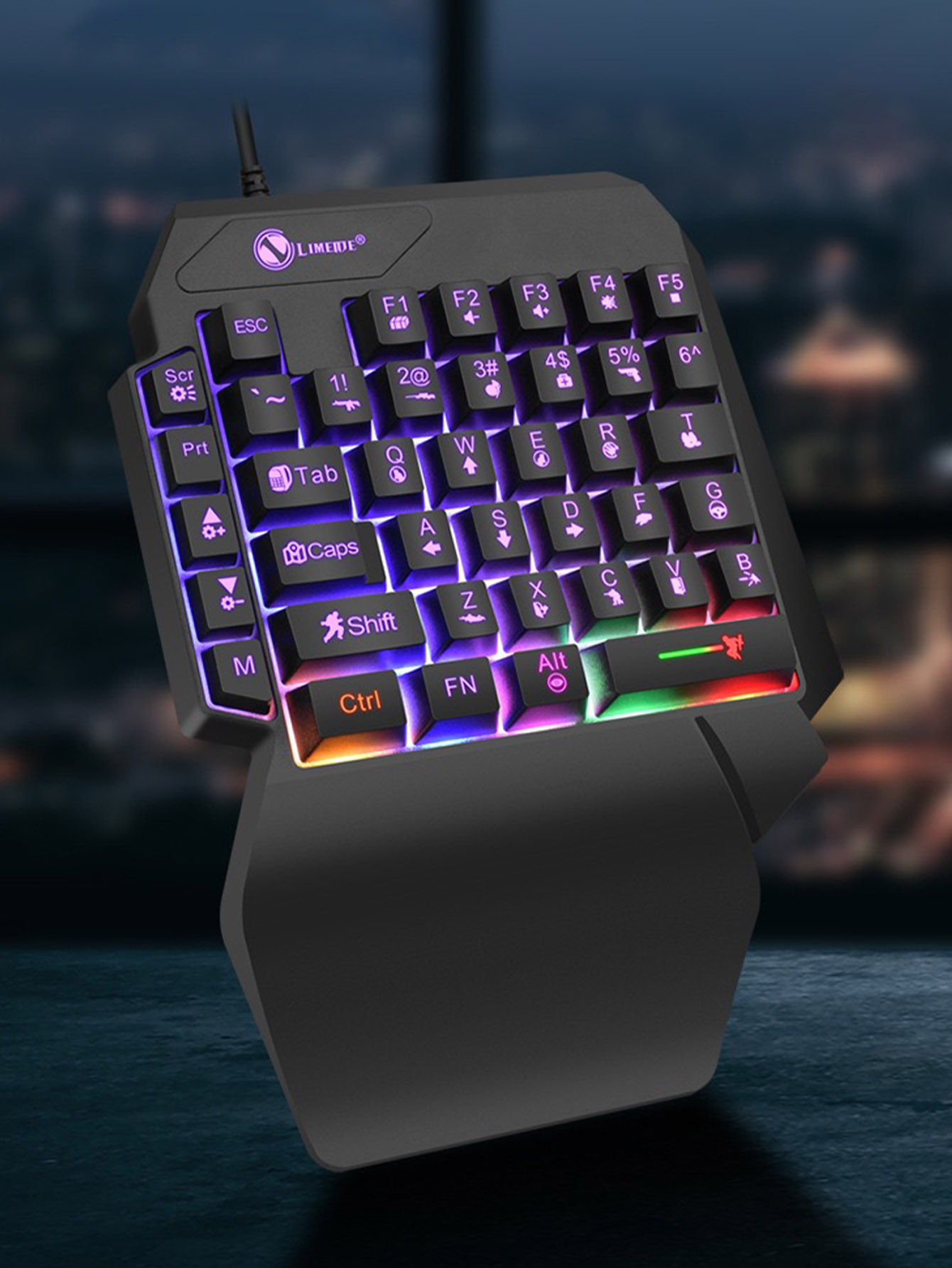 Mechanical One-Handed Light Ga - огляд і ціна Gaming Keyboard Half