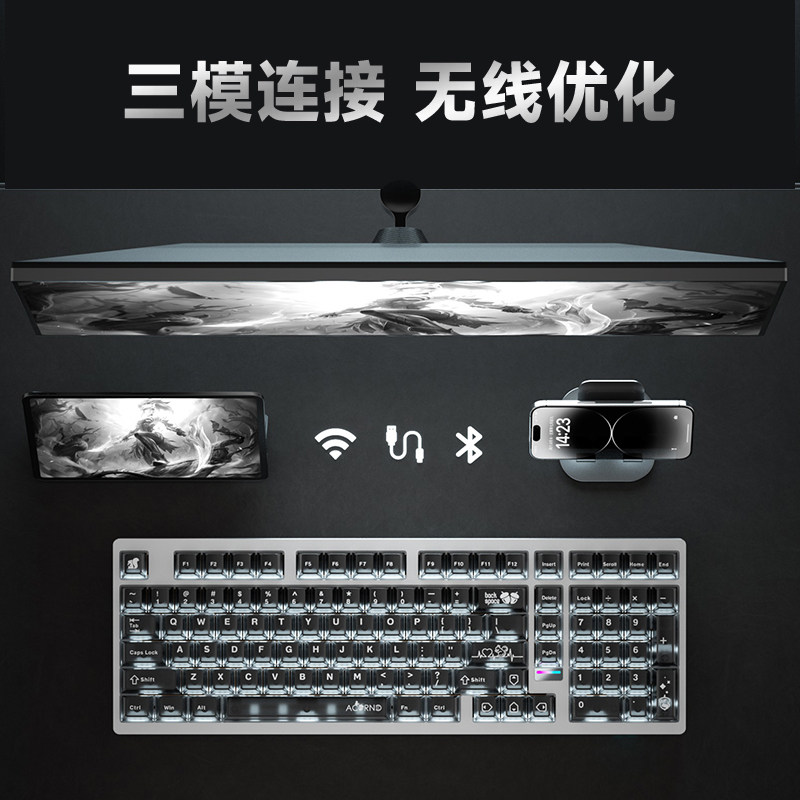 Weika Max102 Aluminum Case Wir - огляд і ціна Gaming Keyboard Wireless