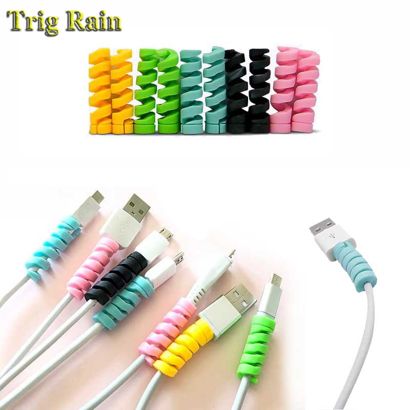 Spiral Cable protector Data Li - огляд і ціна Coiled Usb Cable