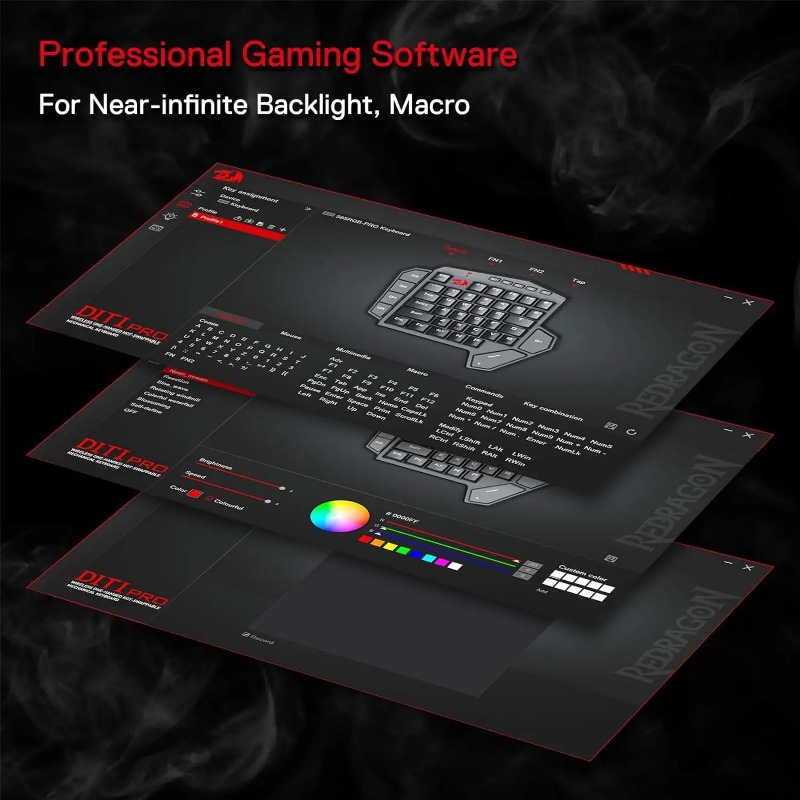 New Redragon K585 PRO Wireless - огляд і ціна Gaming Keyboard Half
