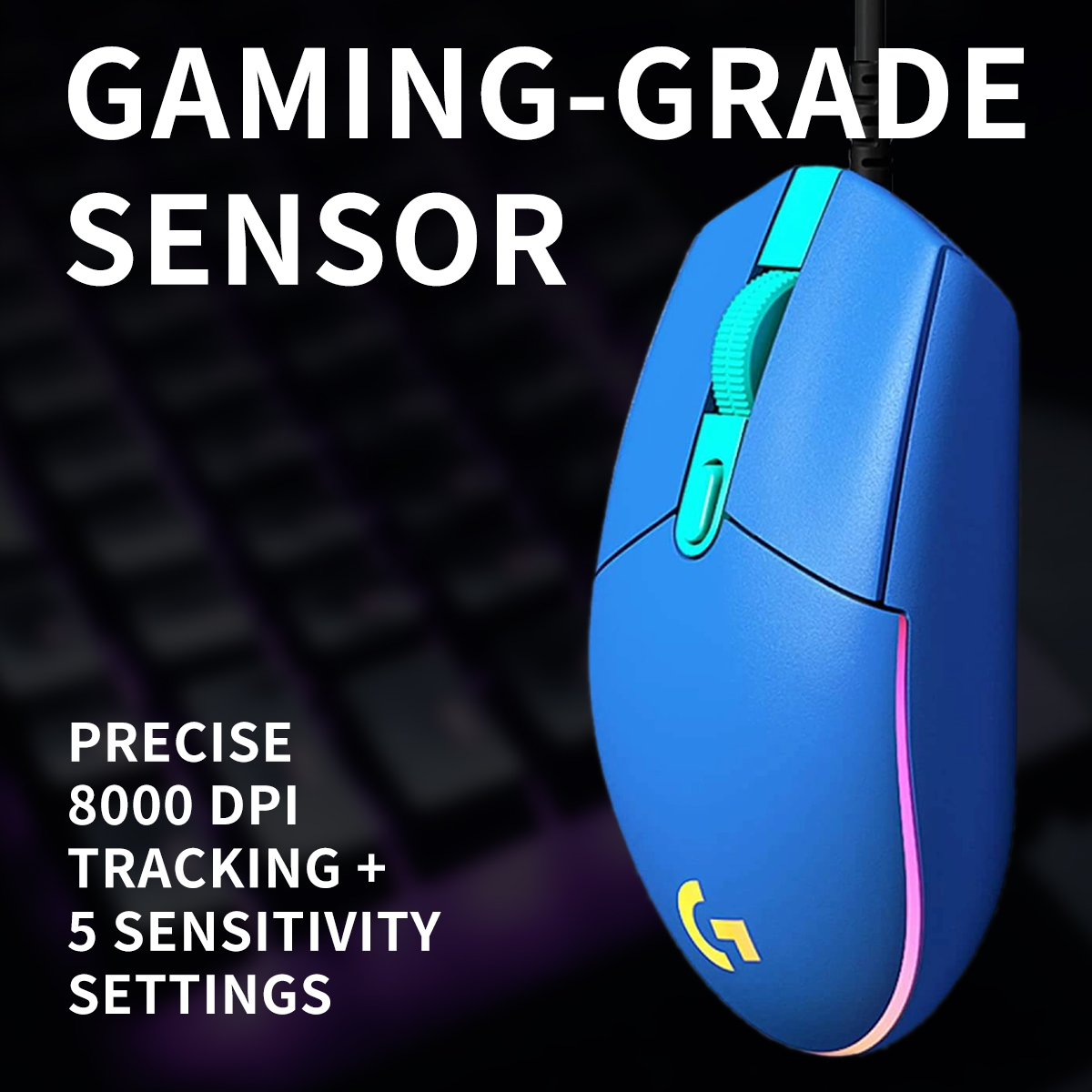 Logitech G203/G402 Human body  - огляд і ціна Logitech Mouse G203
