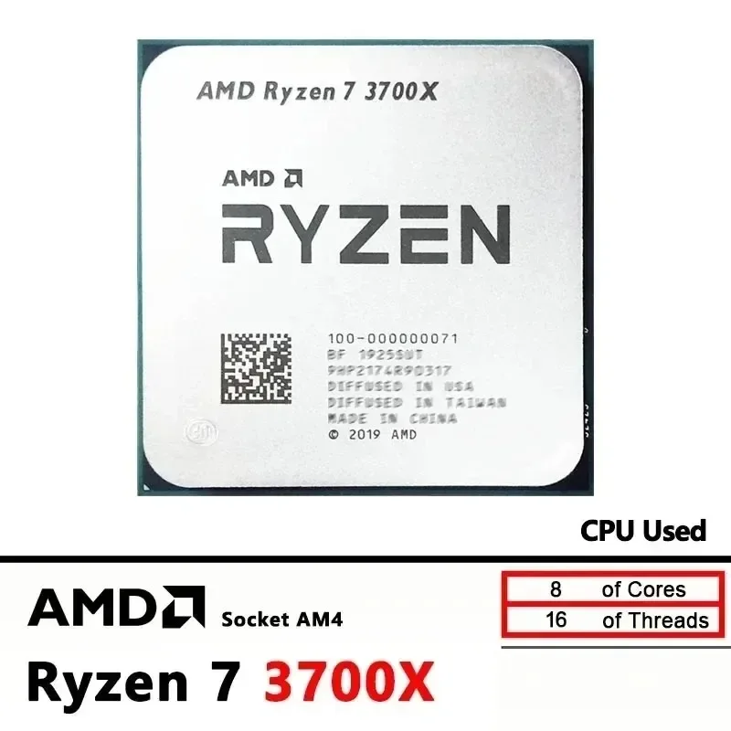 AMD Ryzen 7 3700X 100% Brand N - огляд і ціна Amd Cpu Ryzen 7