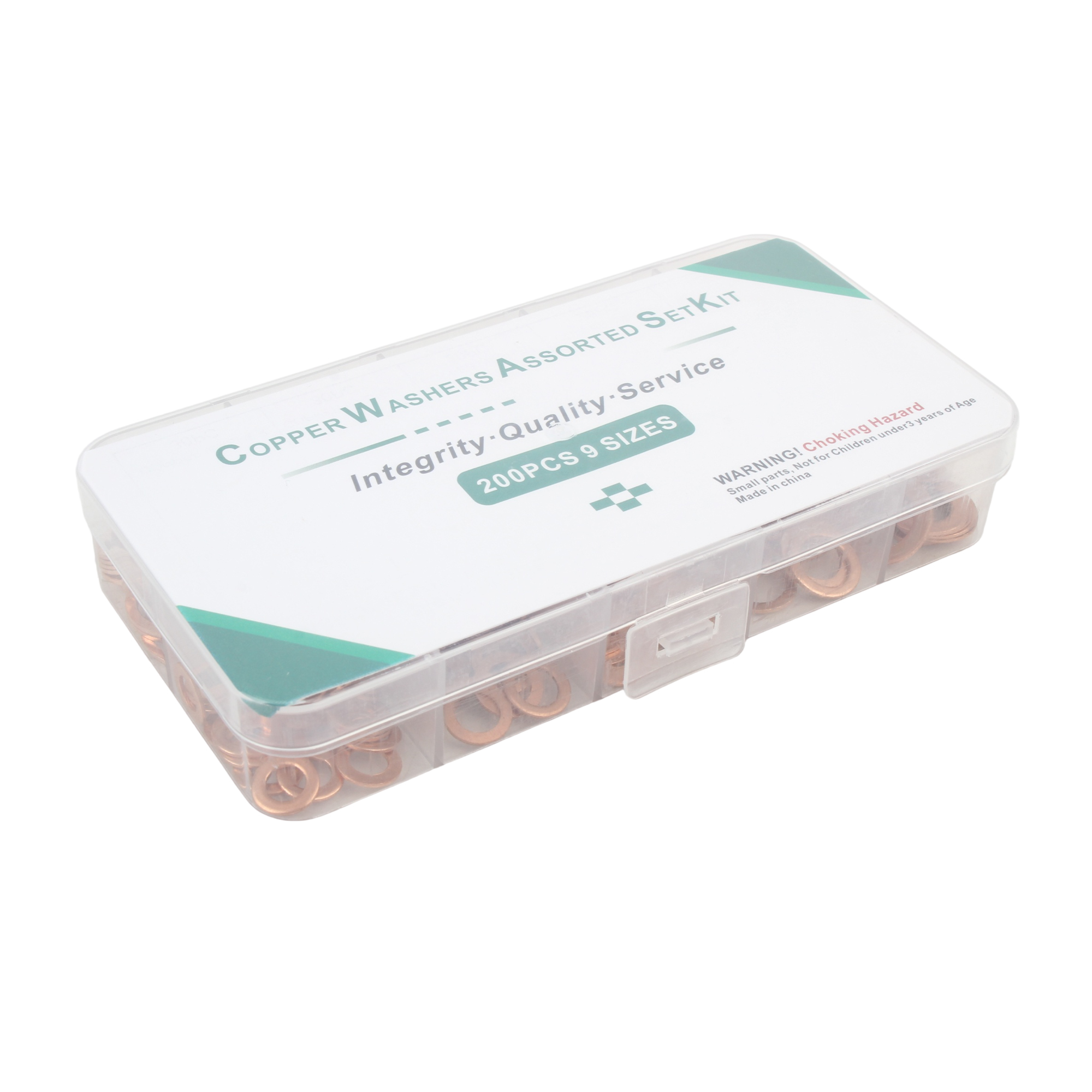 100 200 PCS Copper Sealing Cru - огляд і ціна Gasket Mount Kit