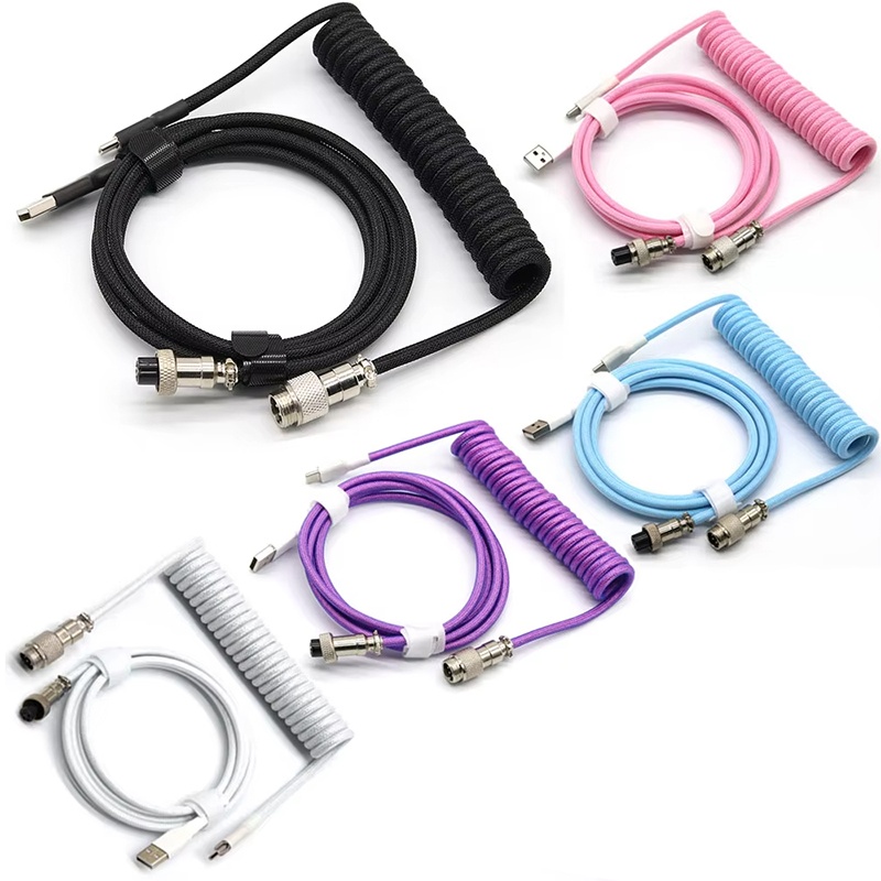 Mechanical Keyboard Coiled Cab - огляд і ціна Coiled Usb Cable