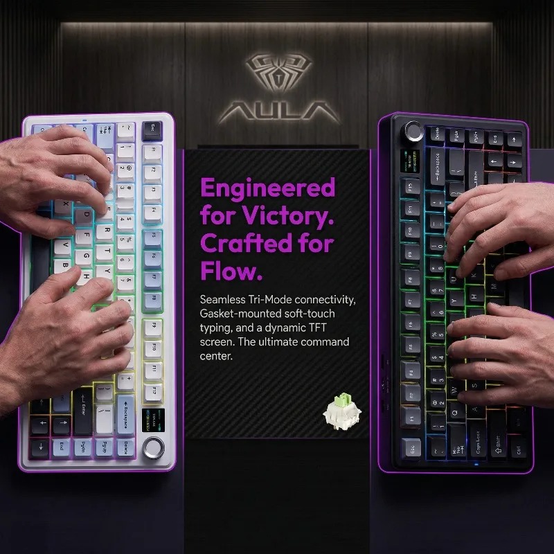 AULA F75 Max Mechanical Keyboa - огляд і ціна Gasket Mount Kit