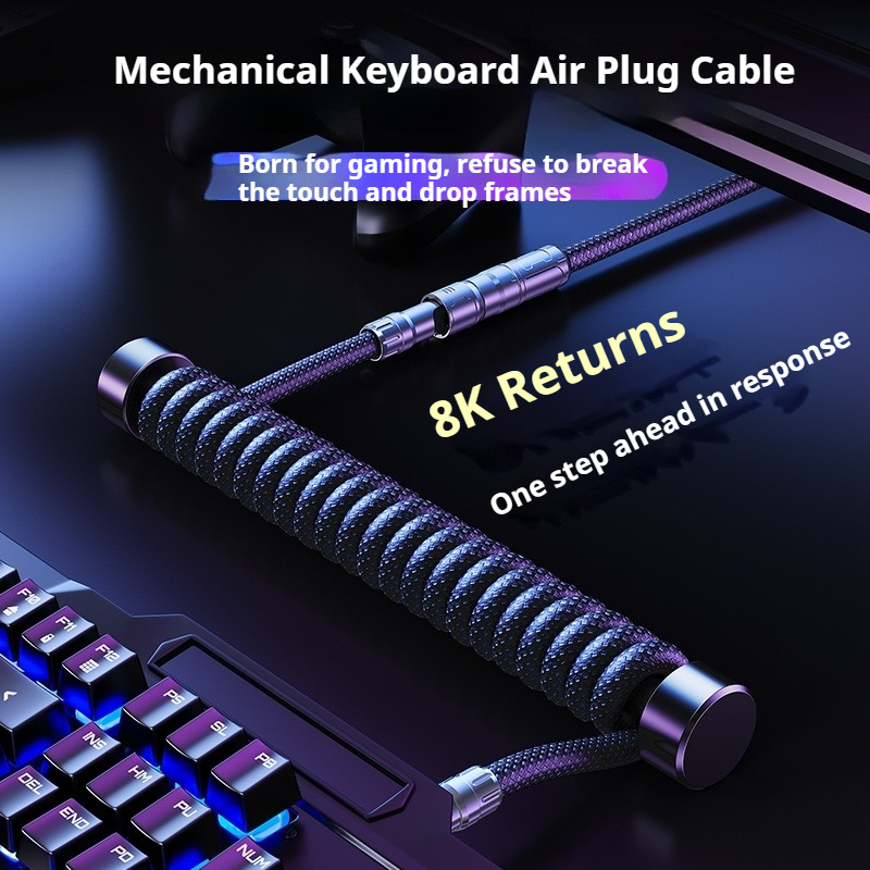 Eary 1.2m Coiled Keyboard Cabl - огляд і ціна Coiled Usb Cable