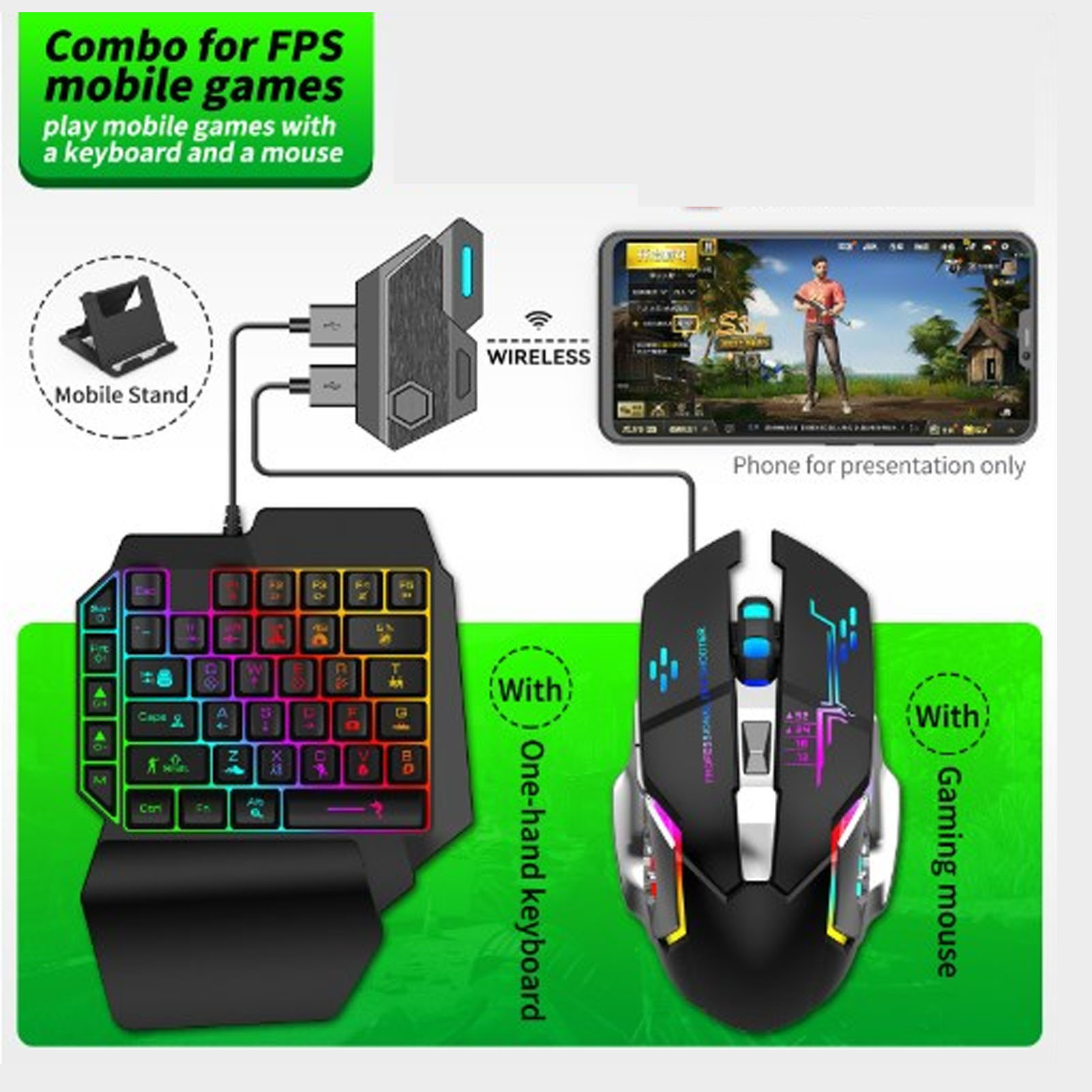 Keyboard Mouse Converter Set R - огляд і ціна Gaming Keyboard Half
