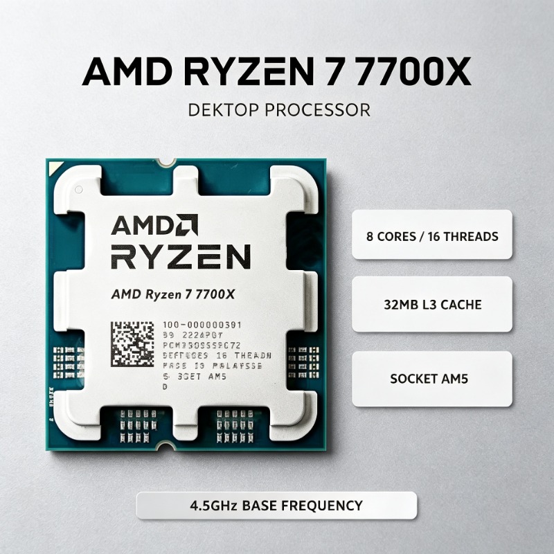 AMD Ryzen 7 7700X Content Crea - огляд і ціна Amd Cpu Ryzen 7