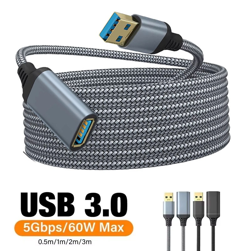 USB 3.0 Nylon Braided Extensio - огляд і ціна Coiled Usb Cable
