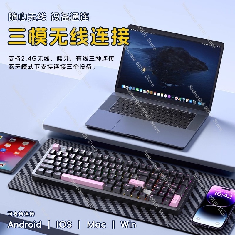 Aluminum Alloy Mechanical Keyb - огляд і ціна Gaming Keyboard Wireless