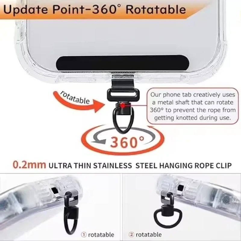 360 Rotating Phone Lanyard Cli - огляд і ціна Gasket Mount Kit