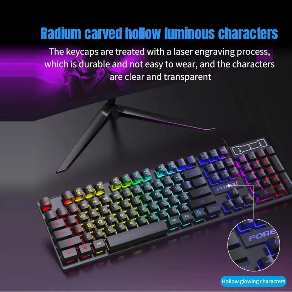 Kebidumei 104 key Backlit Mech - огляд і ціна Gaming Keyboard Half