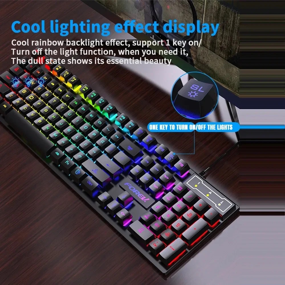 Kebidumei 104 key Backlit Mech - огляд і ціна Gaming Keyboard Half