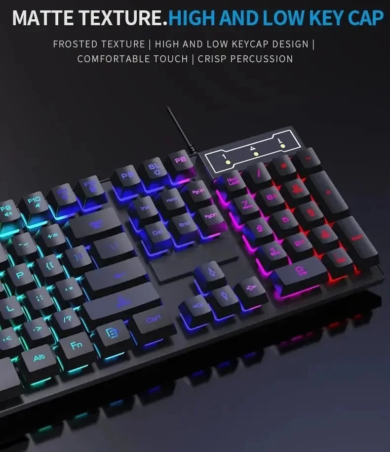 Kebidumei 104 key Backlit Mech - огляд і ціна Gaming Keyboard Half