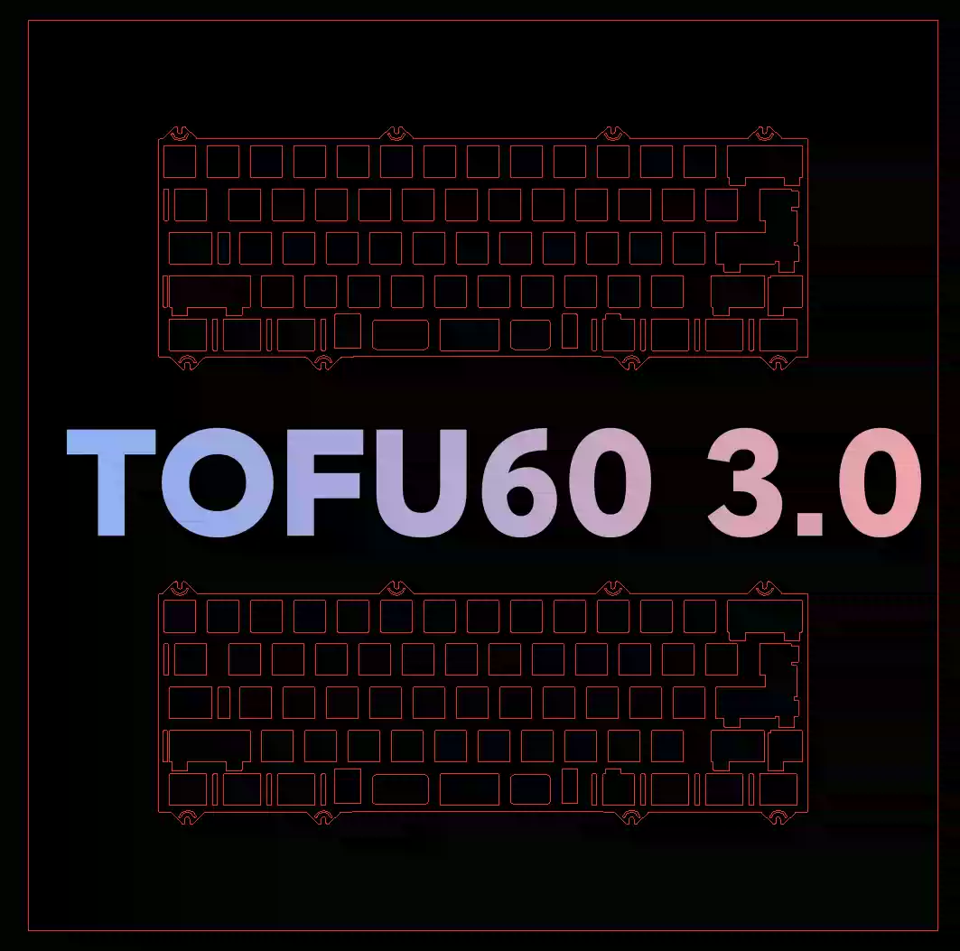 KBDFANS TOFU60 3.0 Version Key - огляд і ціна Stabilizer Screw In