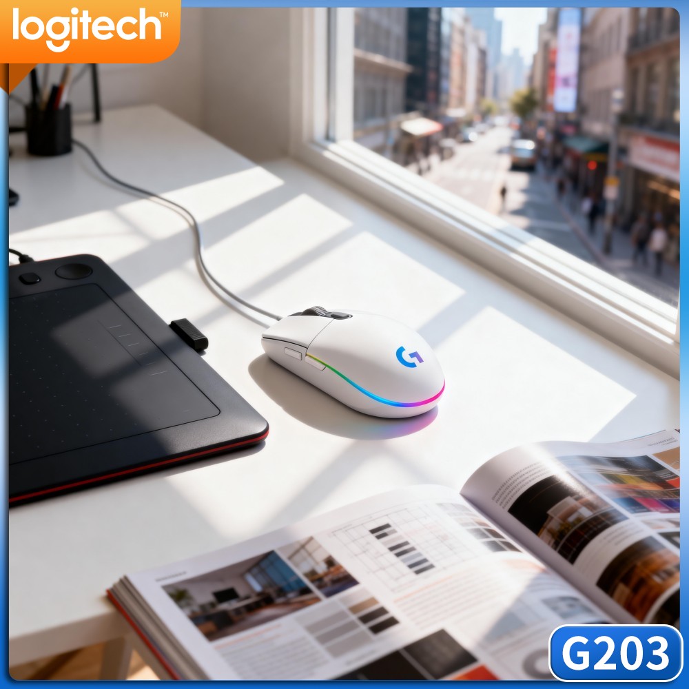 Logitech G203 Wired Gaming Mou - огляд і ціна Logitech Mouse G203