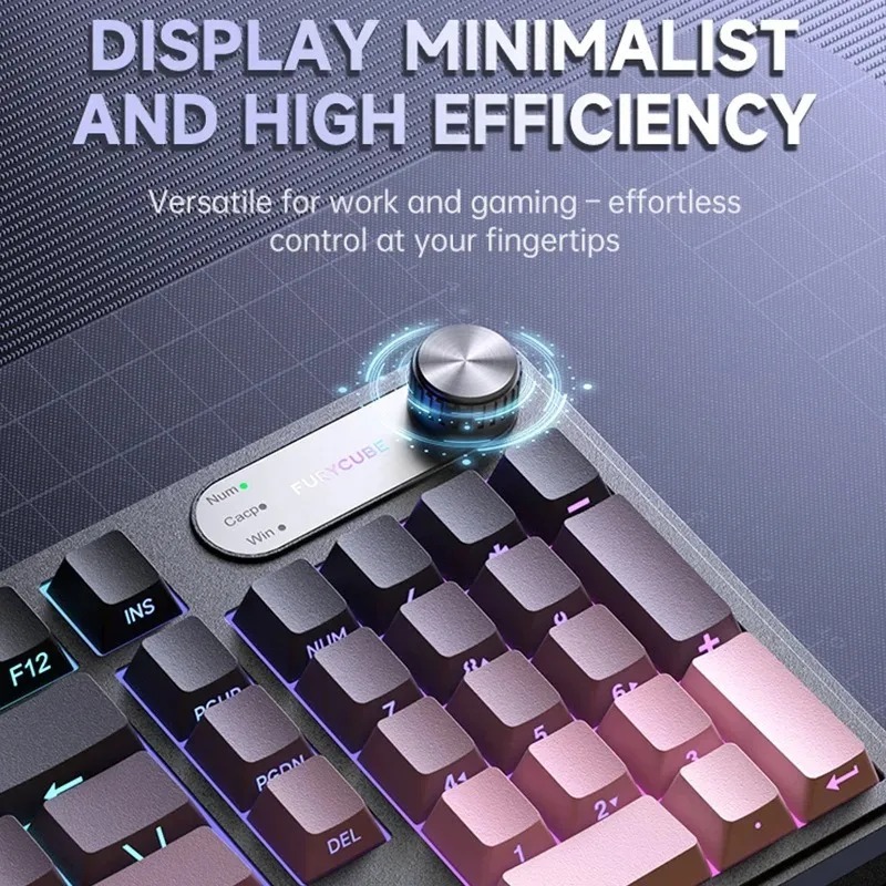 RGB IP98 teclado low profille  - огляд і ціна Gaming Keyboard Ip98